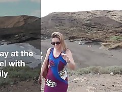 Om dagen på hotellet med en ægte amatør husmor og milf