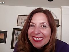 Naughty amerikansk mor lege med sig selv